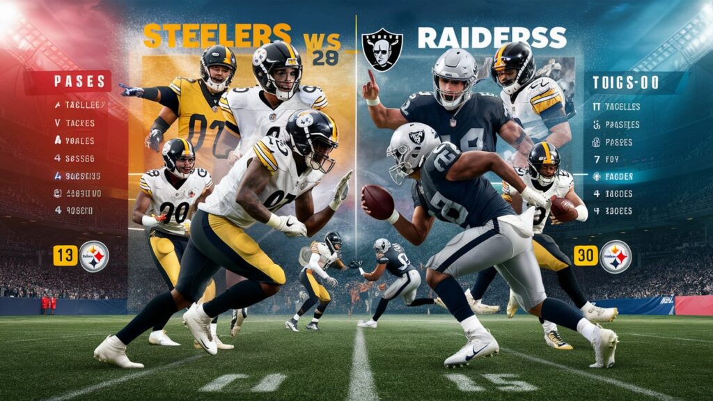 Steelers vs Las Vegas Raiders Match Player Stats