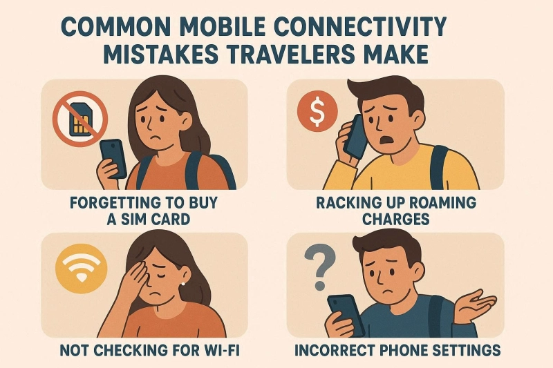 Common Mobile Connectivity Mistakes Travelers Make Common Mobile Connectivity Mistakes Travelers Make